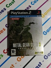 METAL GEAR SOLID 3 SNAKE EATER EDIZIONE LIMITATA ITALIANO PS2 PLAYSTATION 2 ITA