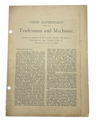 African tradesman and - tradesman,