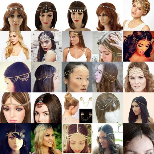 Fascia per capelli - , strass