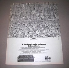 B&B ITALIA POLTRONE E DIVANI pubblicità/advertising/werbung