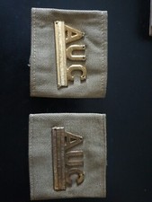 Gradi Tubolari  Toppa AUC Esercito Italiano  Vintage Anni 60/80