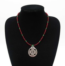 Collana rubino smeraldo - collana,