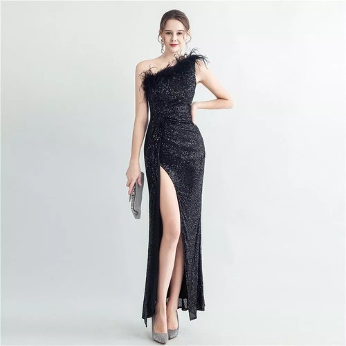 Vestito abito elegante lungo - elegante,