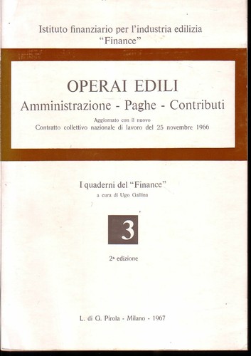 Operai edili amministrazione