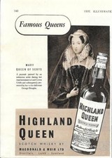 Highland Queen whisky. Pubblicità 1951