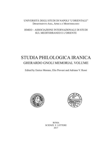 Studia philologica iranica - studia,