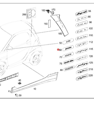 Mercedes w451 smart passion - w451,