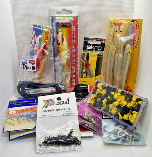 Lotto stock materiale pesca - lotto, da