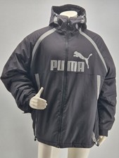 Puma Giubbotto Uomo XXL Nero Logo Argento