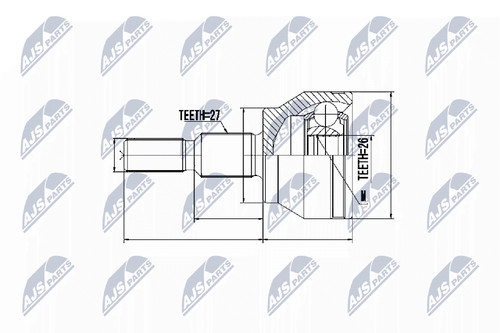 Kit giunti albero - , nty