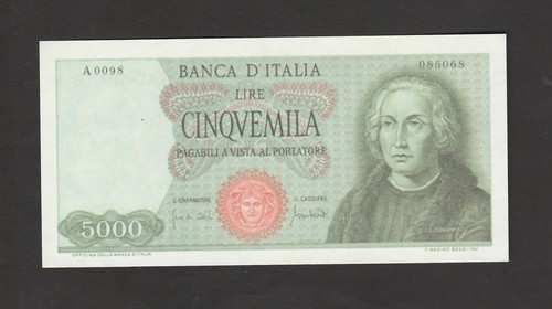 Italia banconota 5000 - ,