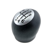 POMELLO LEVA CAMBIO A 6 MARCE NERO GRIGIO PER RENAULT CLIO LAGUNA MEGANE SCENIC