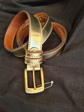 CINTURA IN PELLE ORO - VIBBIA