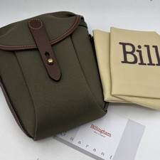 Custodia binocolo Billingham X Leica Galbin 10 - verde salvia/cioccolato 