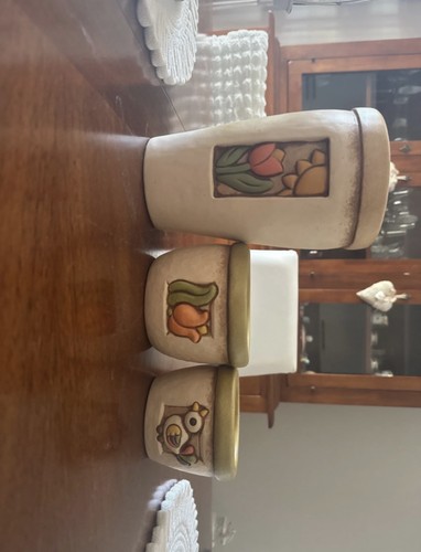 Tris vasetti in ceramica - vasetti,