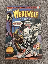 Lupo mannaro di notte 32 prima apparizione Moon Knight Marc Spector Marvel Comics 1975