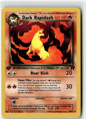 Dark rapidash uncommon - uncommon, team