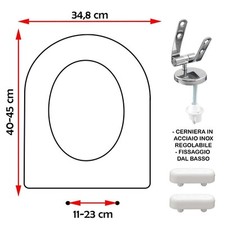 SEDILE COPRIWATER COMPATIBILE LAUFEN VIENNA BIANCO