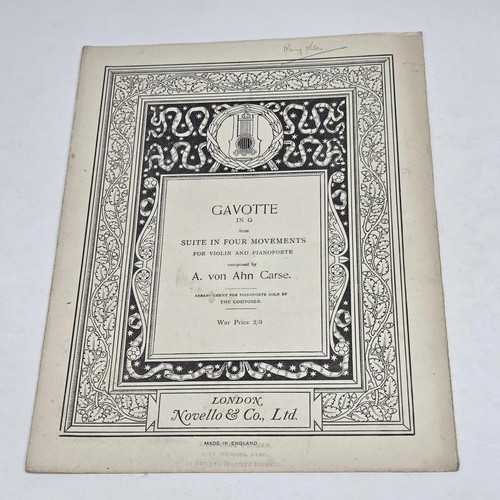 Gavotte suite in - gavotte,