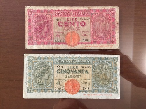 Lotto banconote 100 lire - 2,