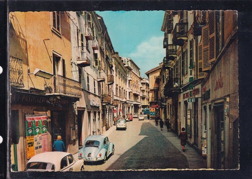 Cartolina biella via - cartolina, italia