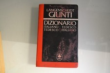 Langenscheidt Giunti Dizionario Italiano tedesco 