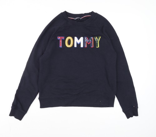 Felpa tommy hilfiger uomo - tommy, blu