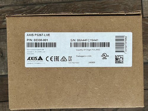 Axis p3267 lve 5mp indoor - p3267-lve,