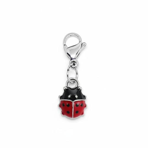 Ciondolo coccinella rossa - ciondolo,