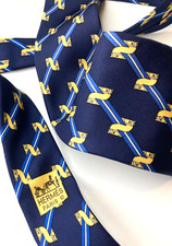 HERMES CRAVATTA VINTAGE TESTA