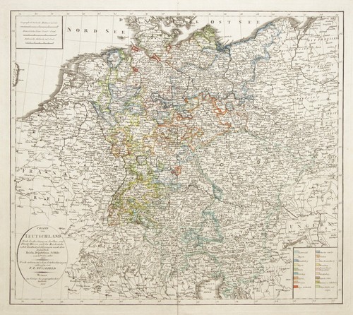 Germania originale incisione - germania,