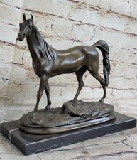 Quartiere arabo cavallo equino bronzo marmo equitazione club trofeo scultura regalo arte