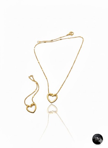 Set donna cuore acciaio - set,