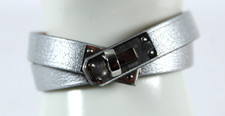 Bracciale HERMES pelle argento