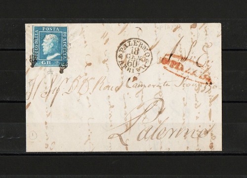 Sicilia 1860 lettera del - sicilia,