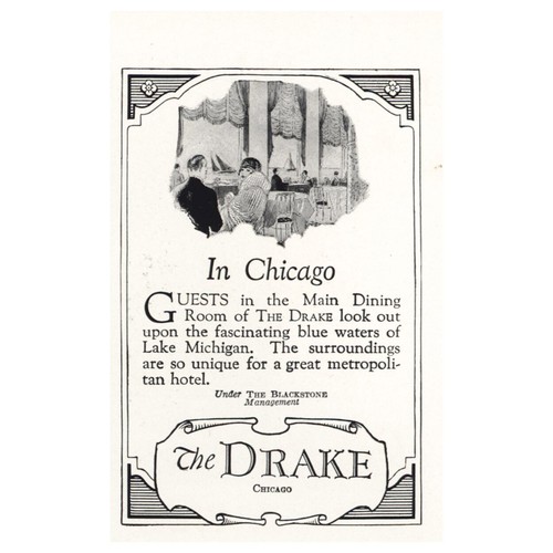 1925 drake hotel chicago - drake,
