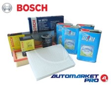 KIT TAGLIANDO FIAT PUNTO II 1.2 1200 METANO GPL NATURAL FILTRI BOSCH SELENIA GAS