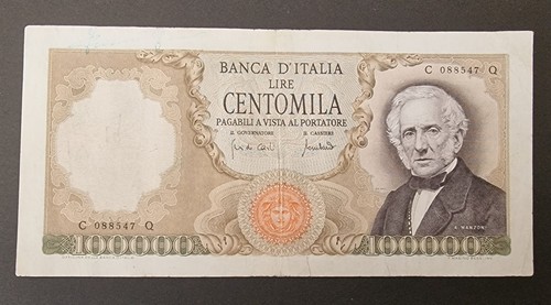 Centomila 100000 lire - 100000,