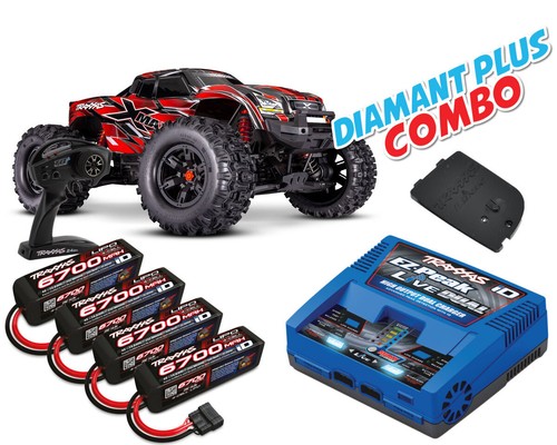 Traxxas maxx rosso - x-maxx, 8s