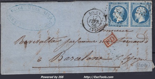 France paire sur lettre - paire,