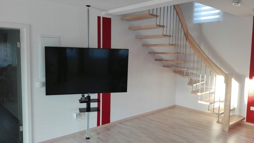 Colonna asta piede - tv,piede, tv