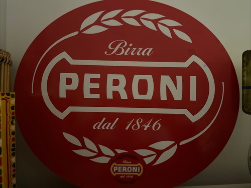 Birra peroni insegna - peroni,