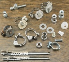 NOS Vintage Sturmey Archer Bici RICAMBI 3 Velocità Mozzo Bicicletta Assale Dadi Clip Bulloni