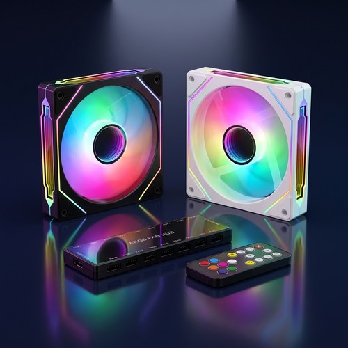 120 argb led ventola - 120, mm