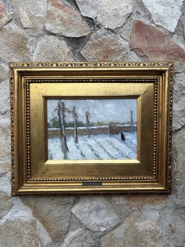 Quadro paesaggio innevato - -paesaggio, innevato-