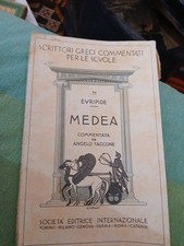 Libro Euripide Medea Società Editrice Internazionale