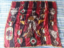 BANDIERINA BANDIERA FLAG VINTAGE '70 FOOTBALL CALCIO MILAN. DELL'EPOCA!