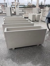 Fioriera in Cemento Bianco