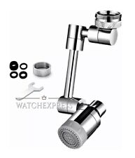 Rubinetto Con Filtro SNODABILE UNIVERSALE Rotante 1080 Gradi E Getto A Spruzzo