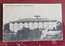cartolina paganica l'aquila palazzo marchese dragonetti formato piccolo 1912